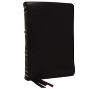 Holy Bible: Revised Standard Version, Black, Premium Goatskin Leather, Personal Size Bible With Cross References, Premier Collection, Sovereign Collection, Ribbon Marker