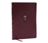 Holy Bible: Revised Standard Version, Second Catholic Edition, Crimson, Leathersoft, Thinline, Large Print Catholic Bible, Comfort Print, Maps, 1 Ribbon Marker