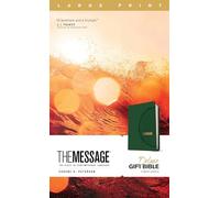 Eugene H. Peter Message Deluxe Gift Bible, Large Print, G (Rilegato in ecopelle)