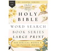 Holy Bible Word Search Book Large Print: The Gospel Series - John