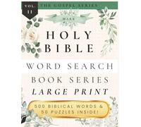 Holy Bible Word Search Book Large Print: The Gospel Series - Mark