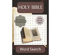 Holy Bible Word Search: Word Searches with Easy to Read Print about the Bible, Old/New Testaments and More | 6x9 inches, 110 pages | 50+ Puzzles... ... Holidays, Vacations, and Leisure time