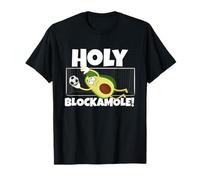 Holy Blockamole Funny Soccer Player Avocado Goalkeeper Maglietta