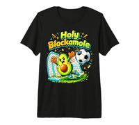 Holy Blockamole - Portiere da Calcio per Bambini con Avocado Maglietta Premium