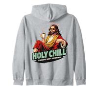 Holy Chill Divertente Gesù caffè Humor Sinning Ain't Winning Felpa con Cappuccio