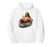 Holy Chill Divertente Gesù caffè Humor Sinning Ain't Winning Felpa con Cappuccio