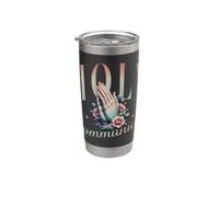 Holy Communion Womens First Communion Bicchiere termico in acciaio inox doppia parete