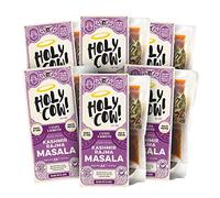 Holy Cow! Daal Curry Kit (5 x 400 g) Kashmir Rajma Masala, Kidney Bean Senza Glutine Vegan Curry Kit Spuntini Indiani, Piatti Indiani Pronti