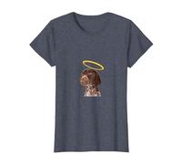 Holy Dog German Shorthair Pointer Maglietta, Donna, Pervinca, L