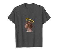 Holy Dog German Shorthair Pointer Maglietta, Uomo, Grigio Scuro, 3XL