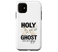 Holy Ghost Energy Cute Halo Ghosts Christian Halloween Custodia per iPhone 11