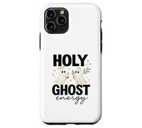 Holy Ghost Energy Cute Halo Ghosts Christian Halloween Custodia per iPhone 11 Pro