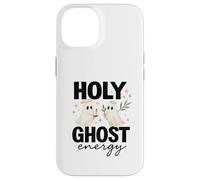 Holy Ghost Energy Cute Halo Ghosts Christian Halloween Custodia per iPhone 14