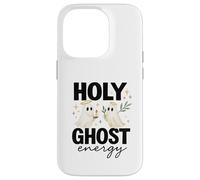 Holy Ghost Energy Cute Halo Ghosts Christian Halloween Custodia per iPhone 14 Pro