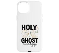 Holy Ghost Energy Cute Halo Ghosts Christian Halloween Custodia per iPhone 15 Plus