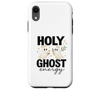 Holy Ghost Energy Cute Halo Ghosts Christian Halloween Custodia per iPhone XR