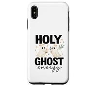 Holy Ghost Energy Cute Halo Ghosts Christian Halloween Custodia per iPhone XS Max