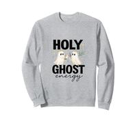 Holy Ghost Energy Cute Halo Ghosts Christian Halloween Felpa