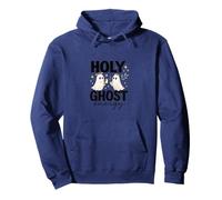 Holy Ghost Energy Cute Halo Ghosts Christian Halloween Felpa con Cappuccio