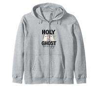Holy Ghost Energy Cute Halo Ghosts Christian Halloween Felpa con Cappuccio