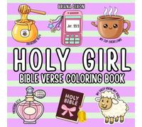 Holy Girl Bible Verse Coloring Book: Bold and Easy, With Journal Prompts