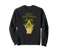 Holy Guacamole Funny Avocado God Design with Cross Felpa