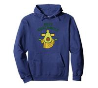 Holy Guacamole Funny Avocado God Design with Cross Felpa con Cappuccio
