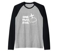 Holy Hand Monty Granata del Graal Antiochia Uno, Due, Cinque Maglia con Maniche Raglan