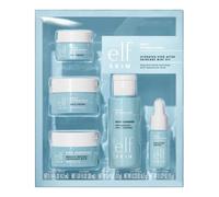 e.l.f. SKIN Hydrated Ever After Skincare Mini Kit, detergente, struccante, idratante e crema occhi per idratare la pelle, formato aereo