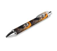 Holy Mary Day of The Dead Woman, penna a sfera con stampa, retrattile, fusto rotondo, punta fine, 0,5 mm, 1/2/4 pezzi