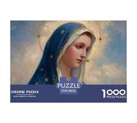 Holy Mother Puzzle 1000 Pezzi Regalo Per Amore E Amico Divine Immagine Dipinta, Intrattenimento Creativo Per Adulti E Bambini A Partire Da 12 Anni38x26cm/1000pcs