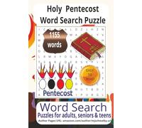 Holy Pentecost Word Search Puzzle: Word Searches with Easy to Read Print about Holy Pentecost, fear of the Lord, religious significance more 6x9 ... for vacations, Holidays and Relaxing Times