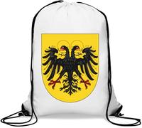 Holy Roman Empire - Sacca da palestra con stemma del Sacro Romano Impero, con coulisse,