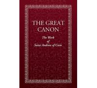 Holy Trinity Monastery The Great Canon (Tascabile)
