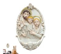 Holy Water Font 3D Religious Resin Wall Mounted Art Ornaments