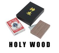 HOLY WOOD Hanson Chien Mazzo Carte Blocco Legno Trucco Magia Close Up