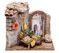 Holyart Ambientazioni, botteghe, case, pozzi: Bottega dell'ortolano per presepe cm 10