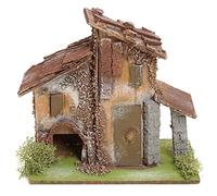 Holyart Ambientazioni, botteghe, case, pozzi: Casetta rustica in legno per presepe