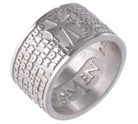 Holyart Anello Amen Padre Nostro Italiano Argento 925, 22 mm (0.87 INC.) - EU/IT 29