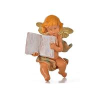 Holyart Angeli: Angelo con libro blu Fontanini 7cm
