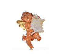 Holyart Angeli: Angelo con pergamena rosa Fontanini 7cm