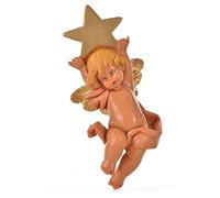 Holyart Angeli: Angelo con stella rosa Fontanini 7cm