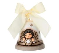Holyart Angeli di Natale e oggettistica: Campanella Thun Limited Edition con Angelo in Ceramica Bianco