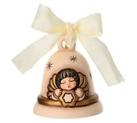 Holyart Angeli di Natale e oggettistica: Campanella Thun Limited Edition con Angelo in Ceramica Champagne