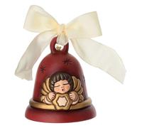 Holyart Angeli di Natale e oggettistica: Campanella Thun Limited Edition con Angelo in Ceramica Rosso