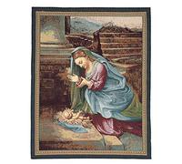 Holyart Arazzo Madonna Che Adora Il Bambino del Correggio 65x50 cm