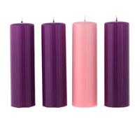 Holyart Avvento: Kit Candele lucide per l'Avvento 20x6 cm