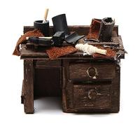 Holyart Banco del ciabattino presepe Napoletano 5,5x9,5x5 cm