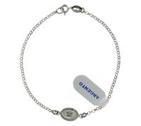 Holyart Bracciale argento 925 Madonna di Lourdes
