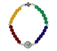 Holyart Bracciale Giubileo 2025 Pietre Ceramica Colorate